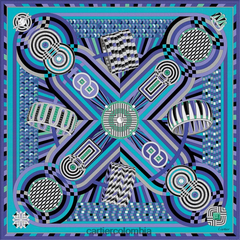 accesorios Cartier vibraciones cuadradas elegante V0HXJN1316