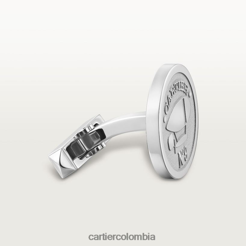 accesorios Cartier gemelos con motivo de aeronauta santos elegante V0HXJN1404