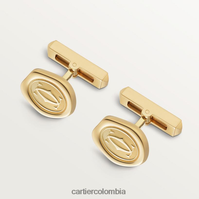 accesorios Cartier gemelos con motivo de sello de cera elegante V0HXJN1420