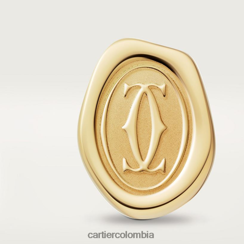 accesorios Cartier gemelos con motivo de sello de cera elegante V0HXJN1420