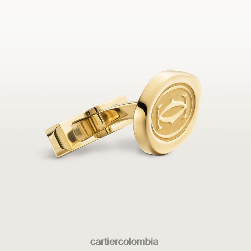 accesorios Cartier gemelos con motivo de sello de cera elegante V0HXJN1420