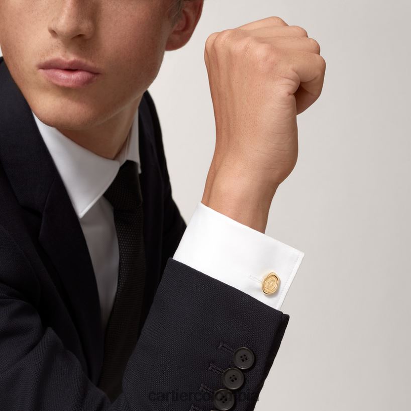 accesorios Cartier gemelos con motivo de sello de cera elegante V0HXJN1420