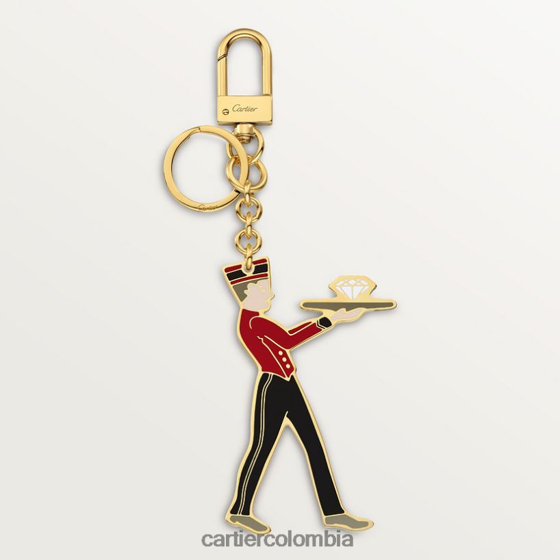 accesorios Cartier llavero diábolo con motivo de botones elegante V0HXJN1494