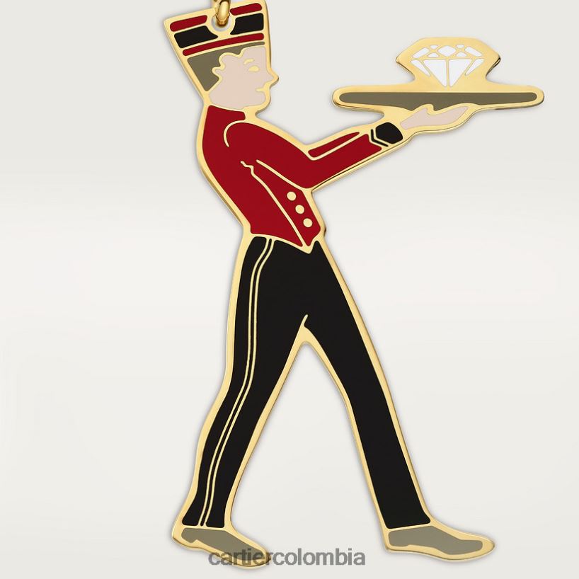 accesorios Cartier llavero diábolo con motivo de botones elegante V0HXJN1494