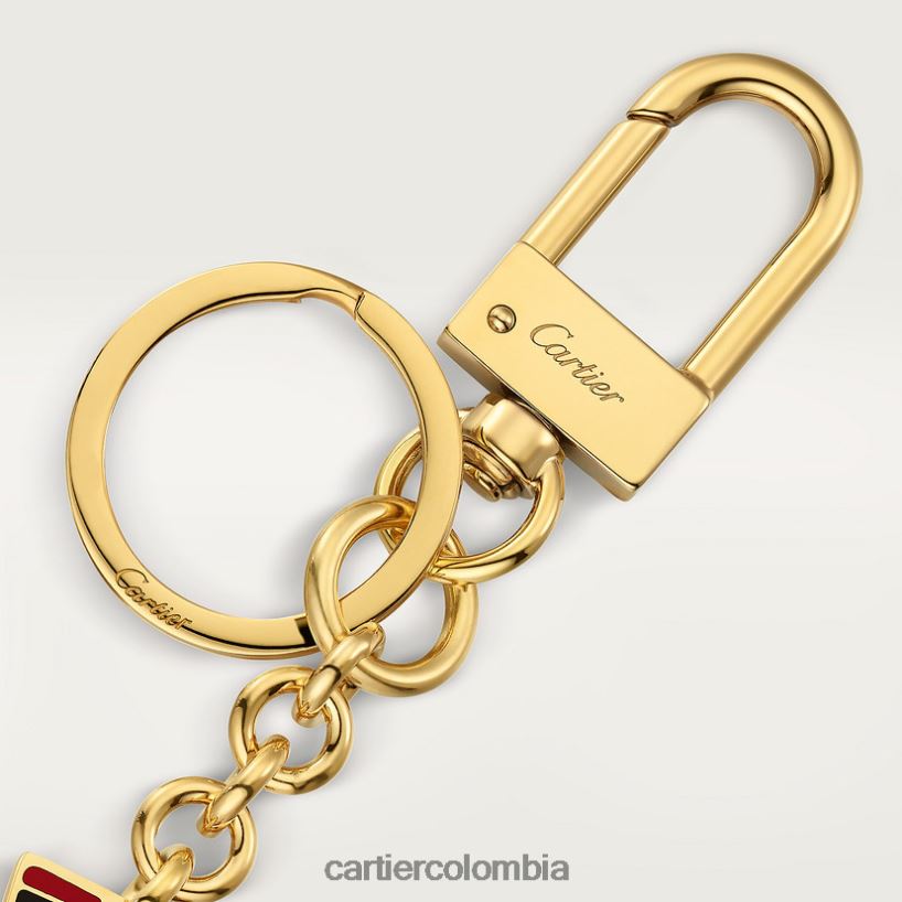 accesorios Cartier llavero diábolo con motivo de botones elegante V0HXJN1494