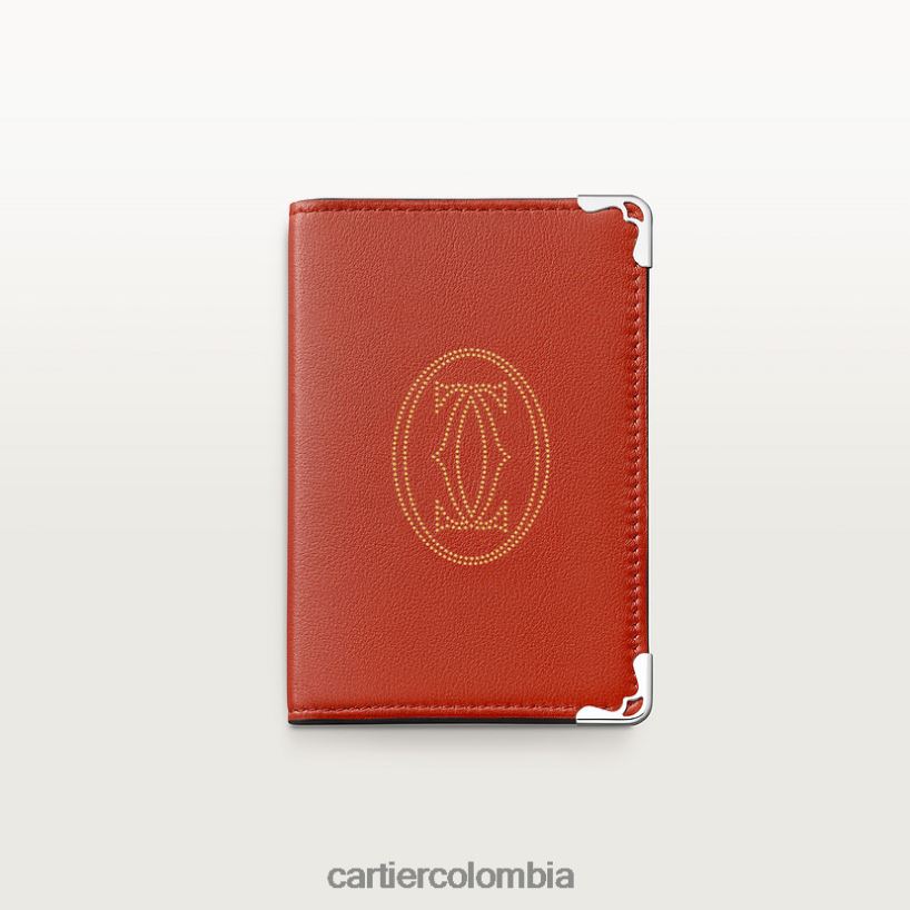 accesorios Cartier Must pequeños artículos de cuero, cartera compacta. elegante V0HXJN1118