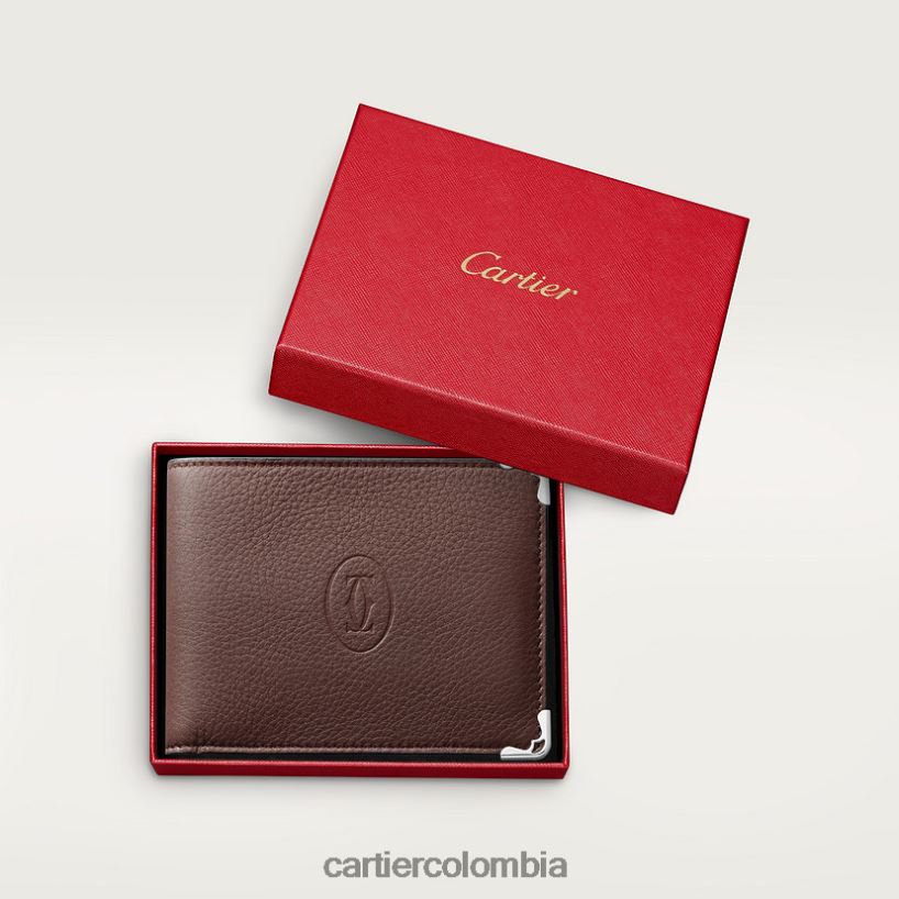 accesorios Cartier Must pequeños artículos de cuero, cartera compacta. elegante V0HXJN1196