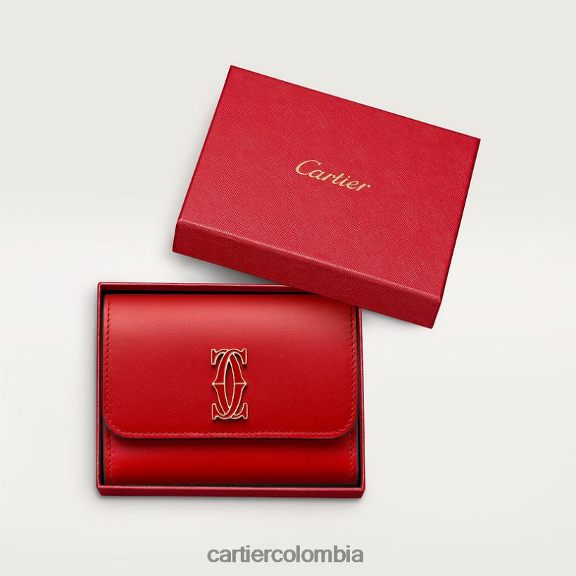 accesorios Cartier c pequeños artículos de cuero, billetera elegante V0HXJN1288