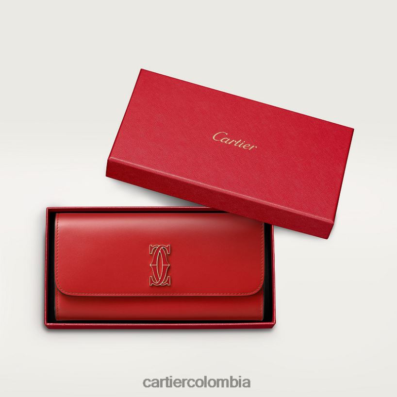 accesorios Cartier c pequeños artículos de cuero, billetera elegante V0HXJN1298