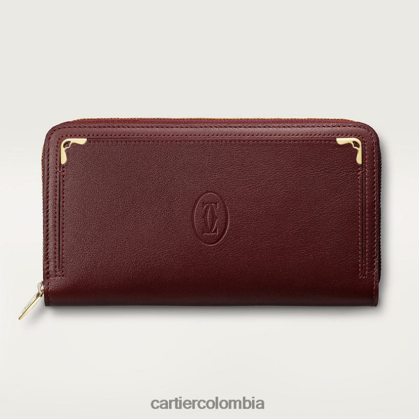 accesorios Cartier cartera internacional con cremallera, imprescindible elegante V0HXJN1245