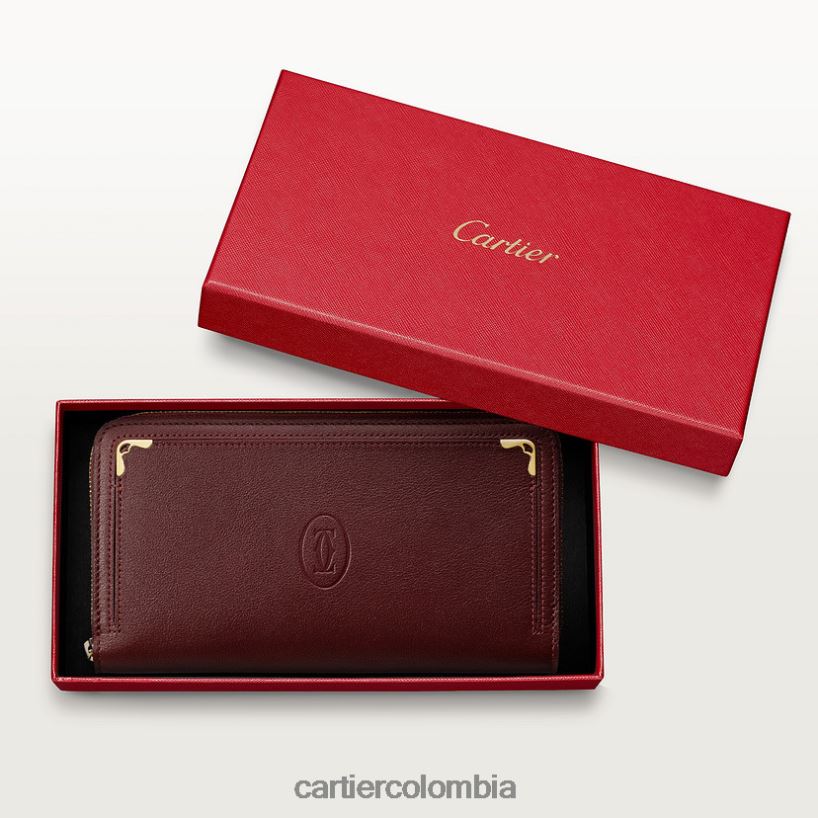 accesorios Cartier cartera internacional con cremallera, imprescindible elegante V0HXJN1245