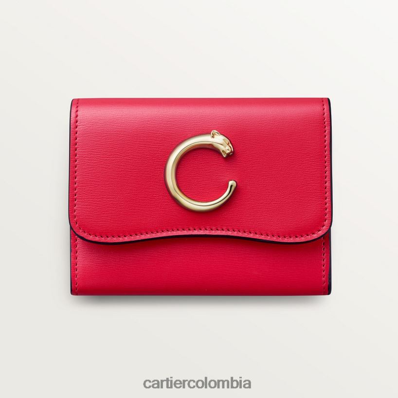 accesorios Cartier panther pequeña marroquinería, cartera compacta elegante V0HXJN1106