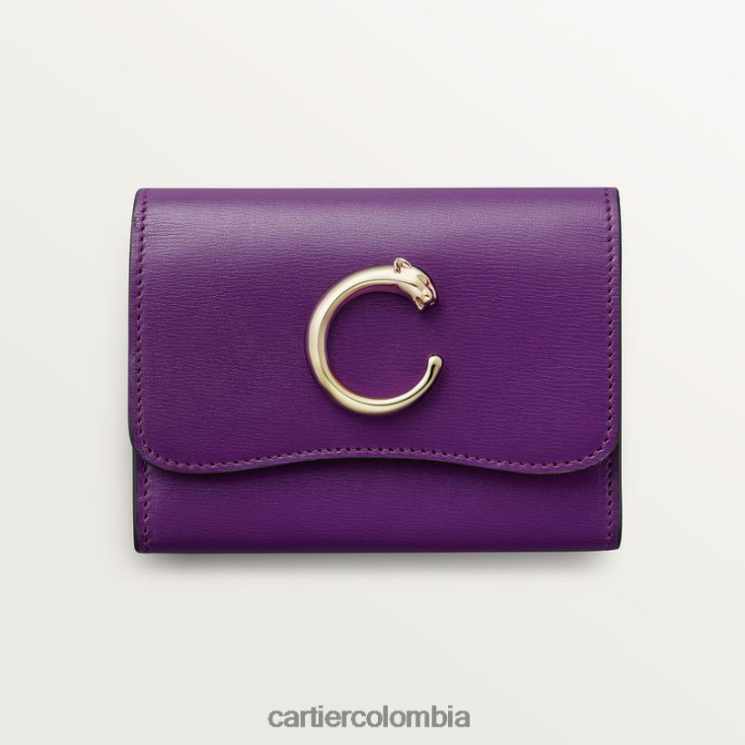 accesorios Cartier panther pequeña marroquinería, cartera compacta elegante V0HXJN1107