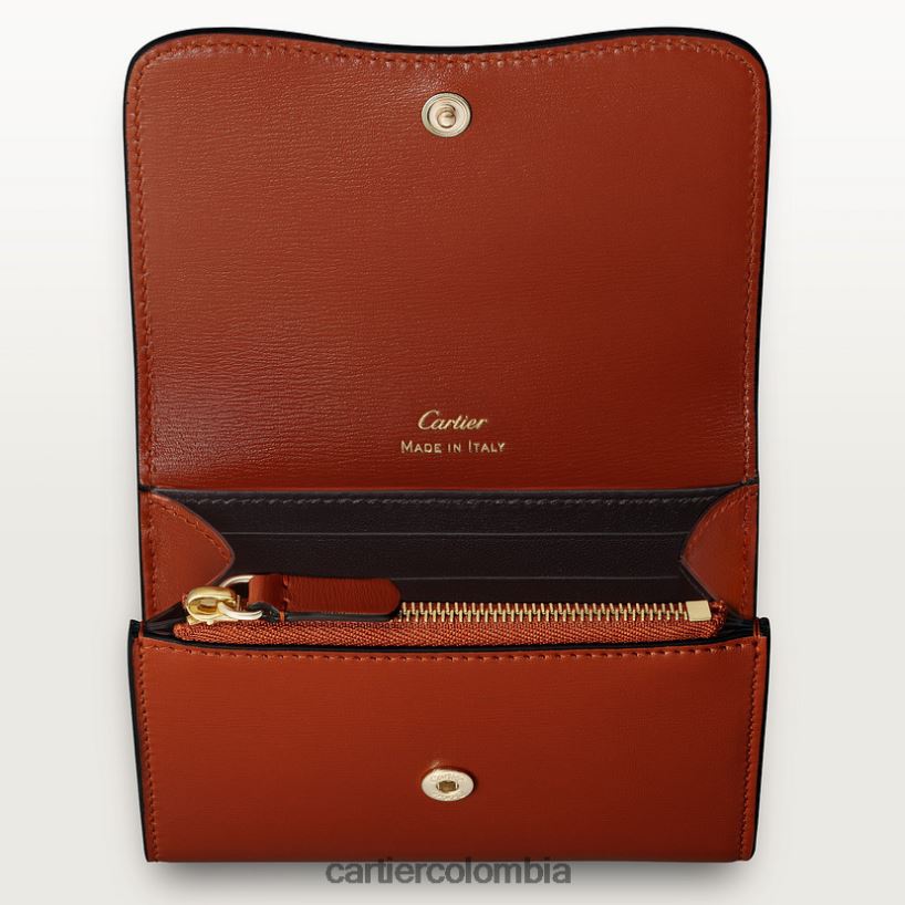 accesorios Cartier panther pequeña marroquinería, cartera compacta elegante V0HXJN1109