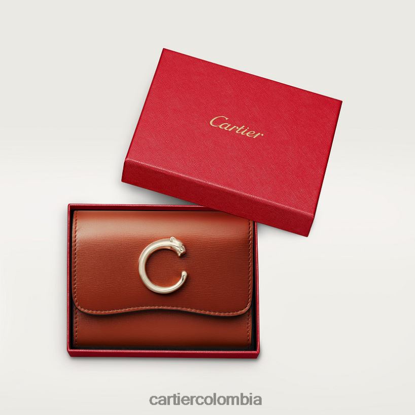 accesorios Cartier panther pequeña marroquinería, cartera compacta elegante V0HXJN1109