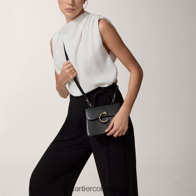 accesorios Cartier bolso con asa superior modelo mini, panthere elegante V0HXJN1128