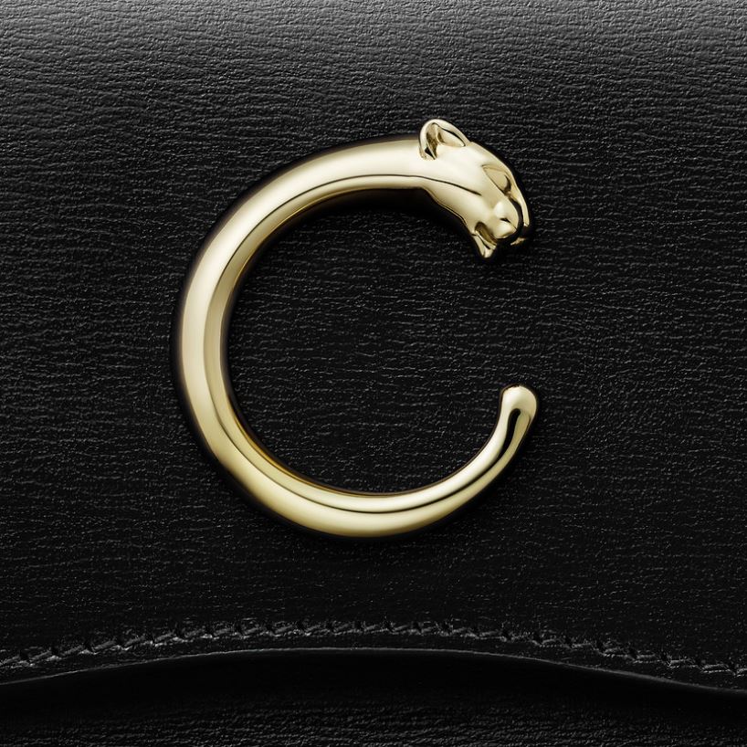 accesorios Cartier pequeña marroquinería panther, tarjetero elegante V0HXJN1078