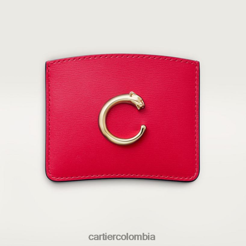 accesorios Cartier pequeña marroquinería panther, tarjetero elegante V0HXJN1105