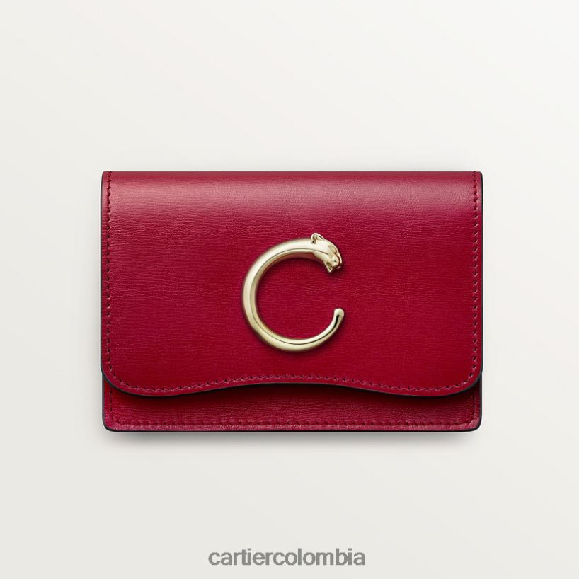 accesorios Cartier pequeña marroquinería panther, tarjetero elegante V0HXJN1112