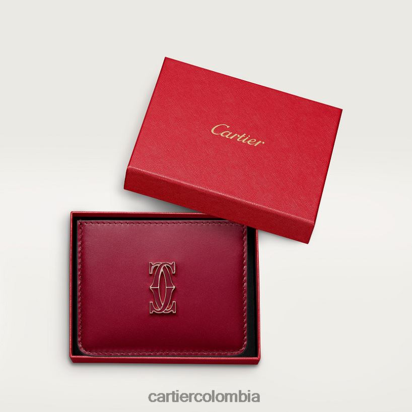 accesorios Cartier tarjetero sencillo, doble c elegante V0HXJN1172