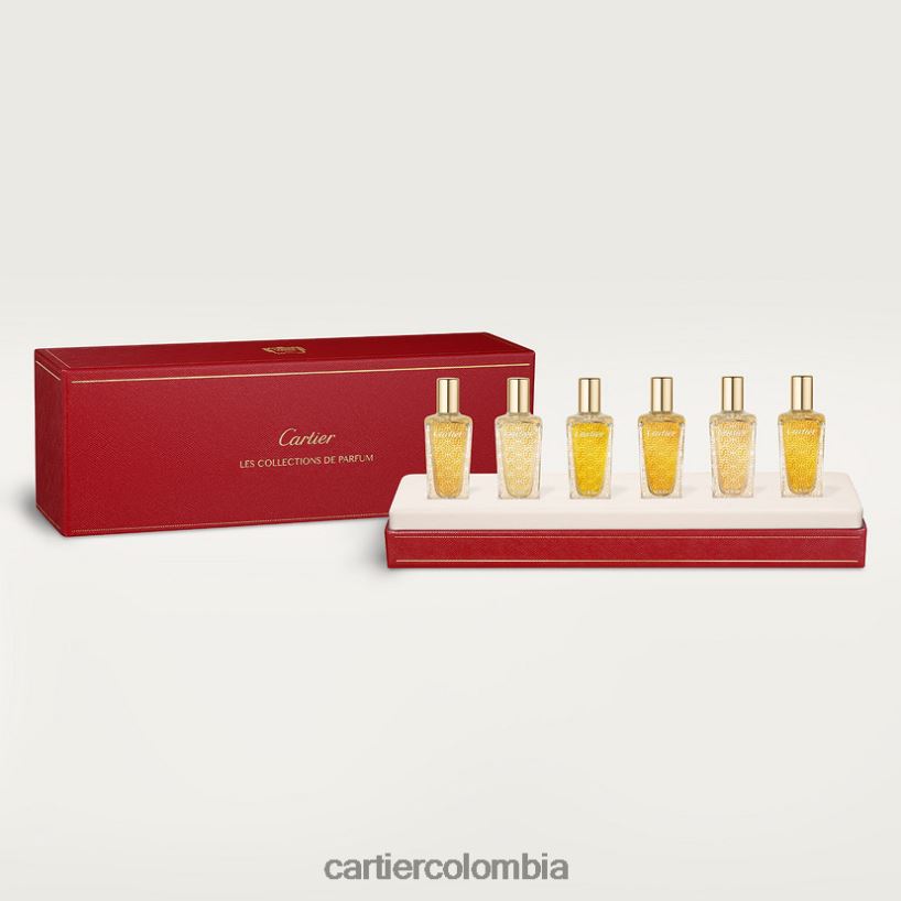 accesorios Cartier les heures voyageuses - oud radieux, oud & musc, oud & pink, oud & amber, oud & santal, oud & oud set de regalo, 6 x 15 ml elegante V0HXJN1849