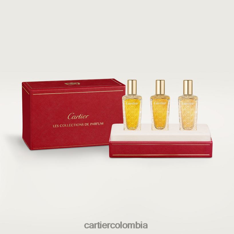 accesorios Cartier les heures voyageuses - set de regalo oud & pink, oud & amber, oud & santal, 3 x 15 ml elegante V0HXJN1846