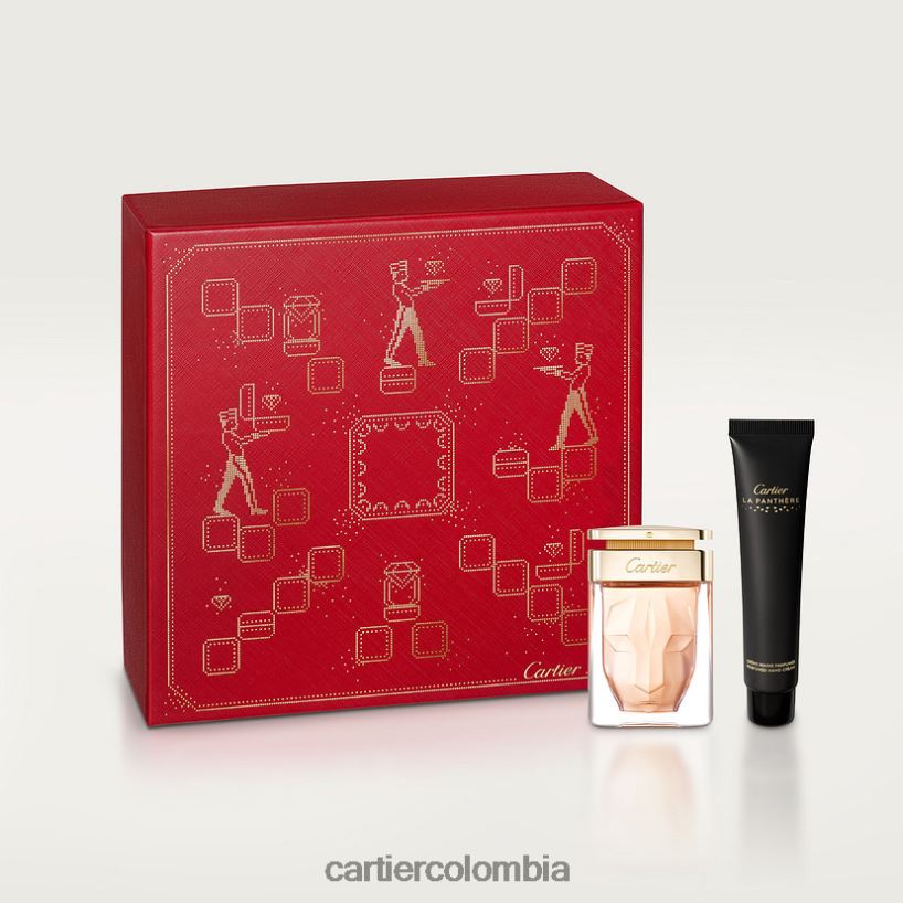 accesorios Cartier Set de regalo eau de parfum la panthere 50 ml con crema de manos 40 ml elegante V0HXJN1794