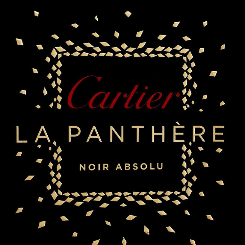 accesorios Cartier eau de parfum negro absolu la panthere elegante V0HXJN1800