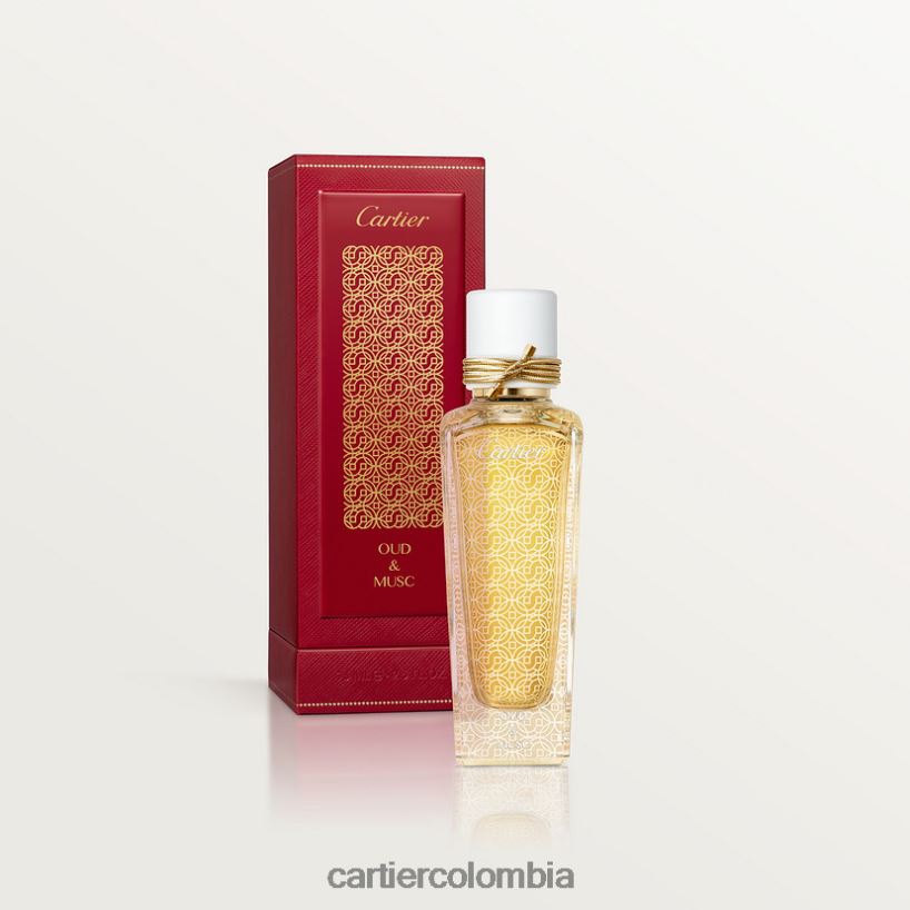accesorios Cartier fragancia oud & musc les heures voyageuses 75 ml elegante V0HXJN1869