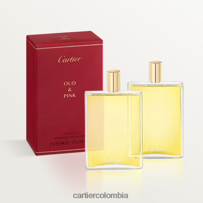 accesorios Cartier les necessaires a parfum oud & pink parfum pack recambio 2x30 ml elegante V0HXJN1867