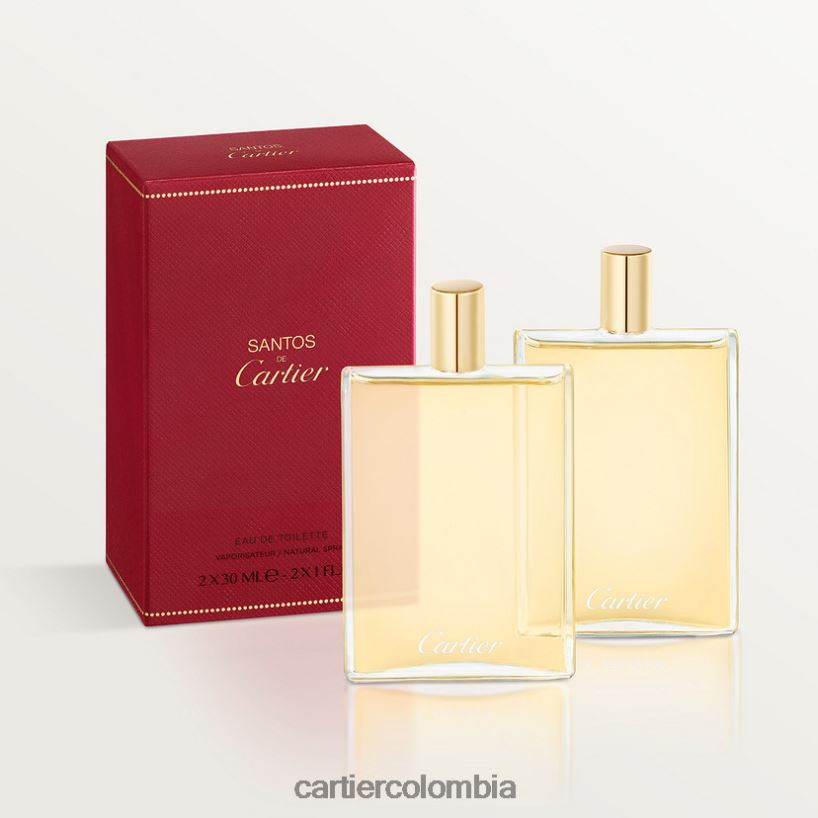 accesorios Cartier les necessaires a parfum santos eau de toilette pack recambio 2x30 ml elegante V0HXJN1857