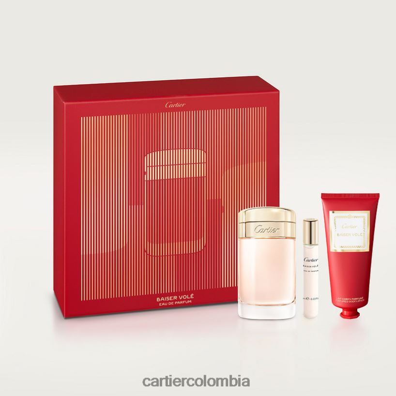 accesorios Cartier set de regalo baiser vole con eau de parfum 100 ml, spray para bolso 10 ml y loción corporal perfumada 100 ml elegante V0HXJN1832
