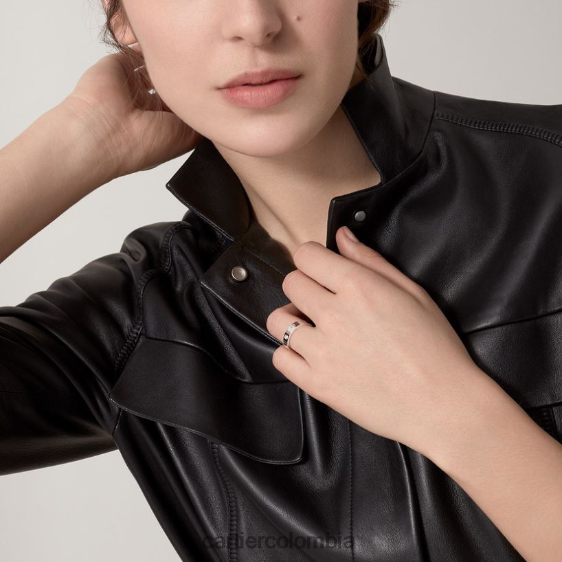 joyería Cartier alianza de boda amor, 1 diamante Oro blanco V0HXJN16