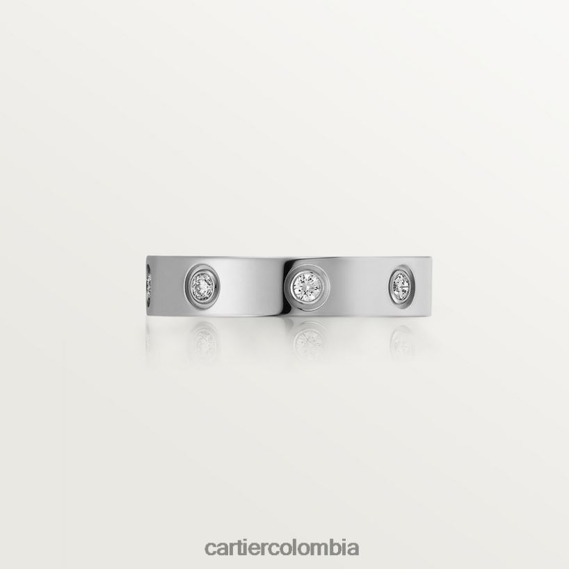 joyería Cartier alianza de boda amor, 8 diamantes Oro blanco V0HXJN26