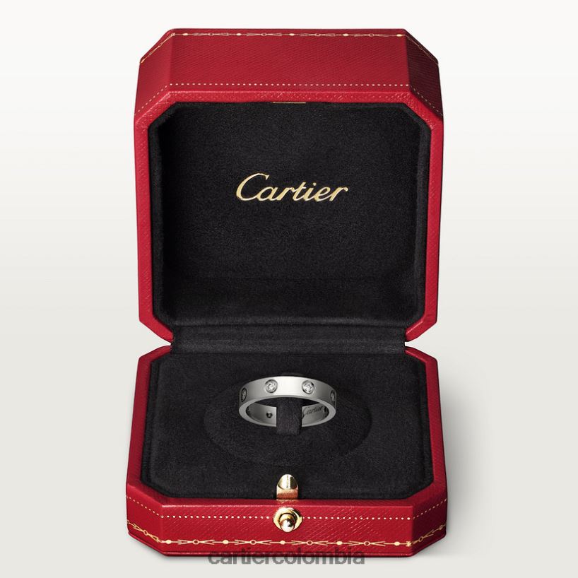 joyería Cartier alianza de boda amor, 8 diamantes Oro blanco V0HXJN26
