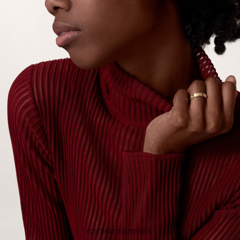 joyería Cartier alianza de boda amor, 8 diamantes oro amarillo V0HXJN24