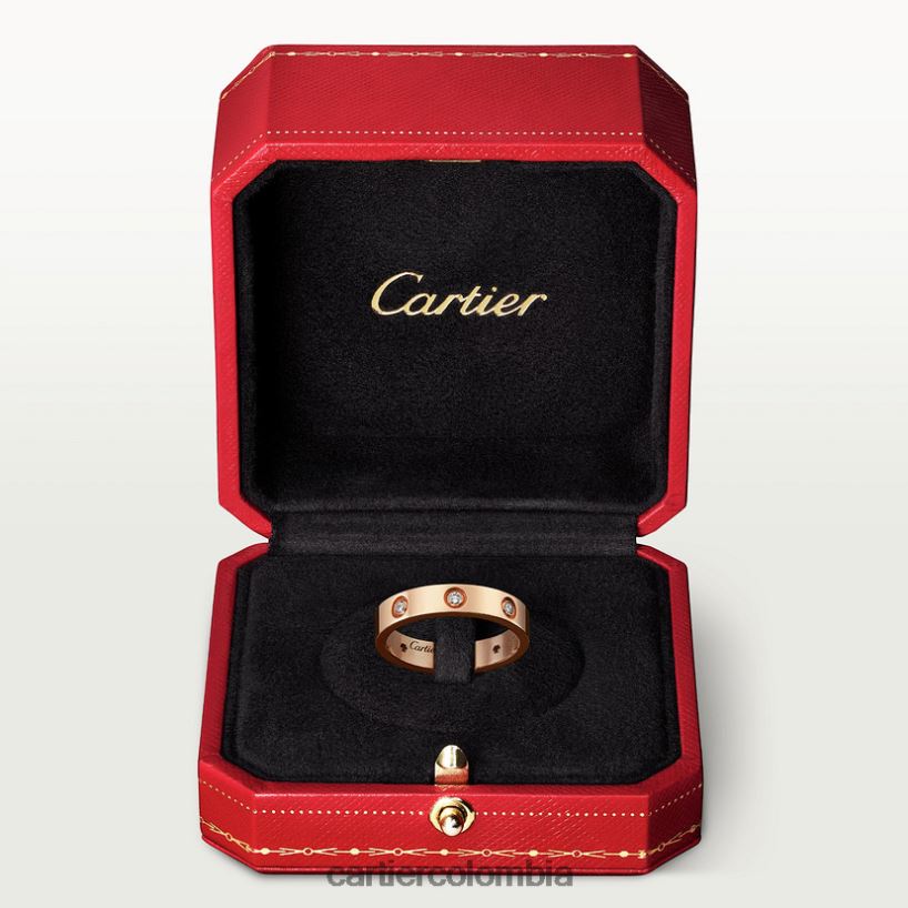 joyería Cartier alianza de boda amor, 8 diamantes oro rosa V0HXJN25