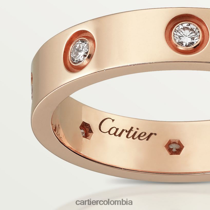 joyería Cartier alianza de boda amor, 8 diamantes oro rosa V0HXJN25