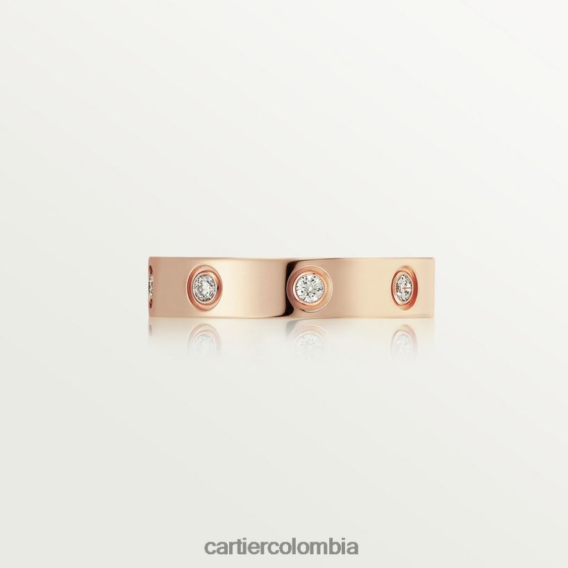 joyería Cartier alianza de boda amor, 8 diamantes oro rosa V0HXJN25