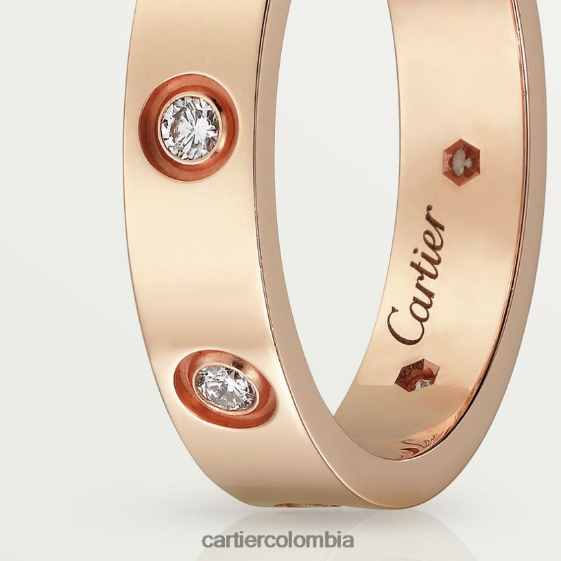 joyería Cartier alianza de boda amor, 8 diamantes oro rosa V0HXJN25