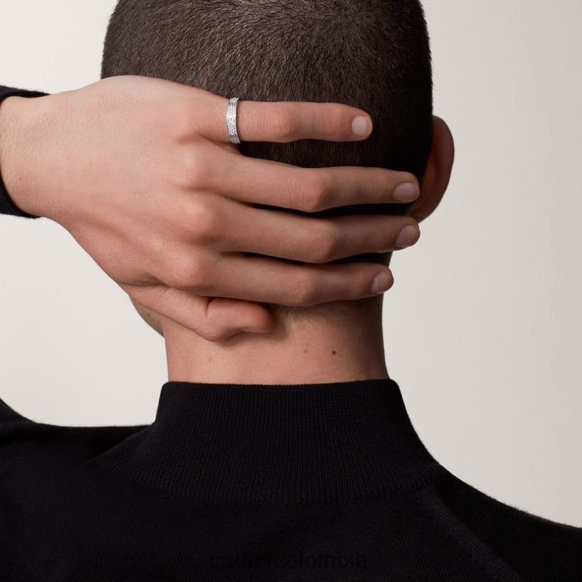 joyería Cartier alianza de boda love, pavimentada de diamantes Oro blanco V0HXJN29