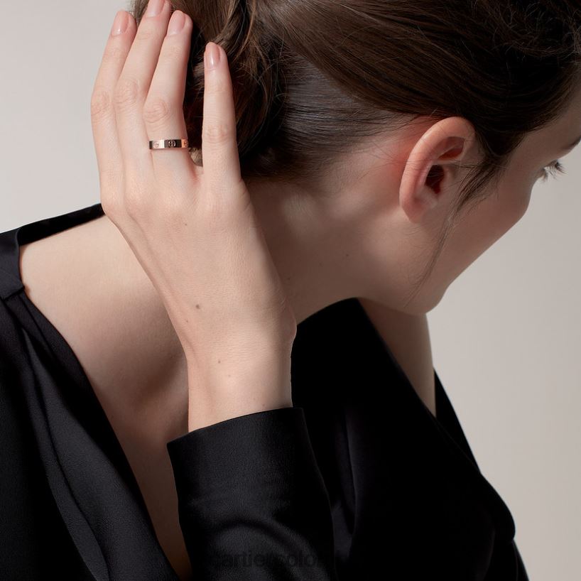 joyería Cartier amor alianza de boda oro rosa V0HXJN3