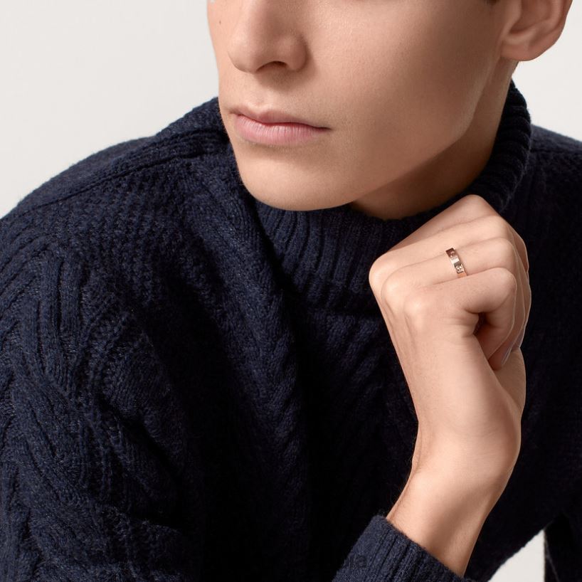 joyería Cartier amor alianza de boda oro rosa V0HXJN3