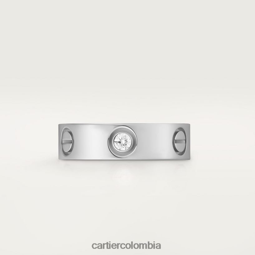 joyería Cartier anillo de amor, 3 diamantes Oro blanco V0HXJN11