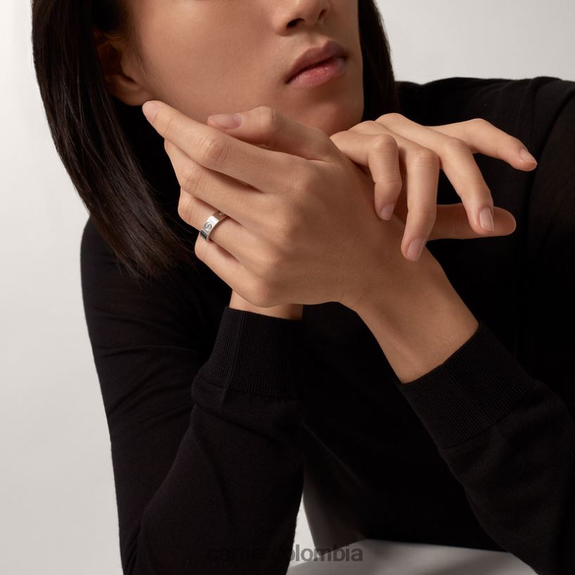 joyería Cartier anillo de amor, 3 diamantes Oro blanco V0HXJN11