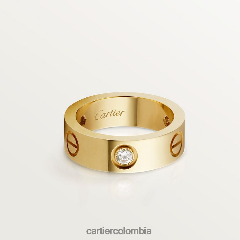 joyería Cartier anillo de amor, 3 diamantes oro amarillo V0HXJN12