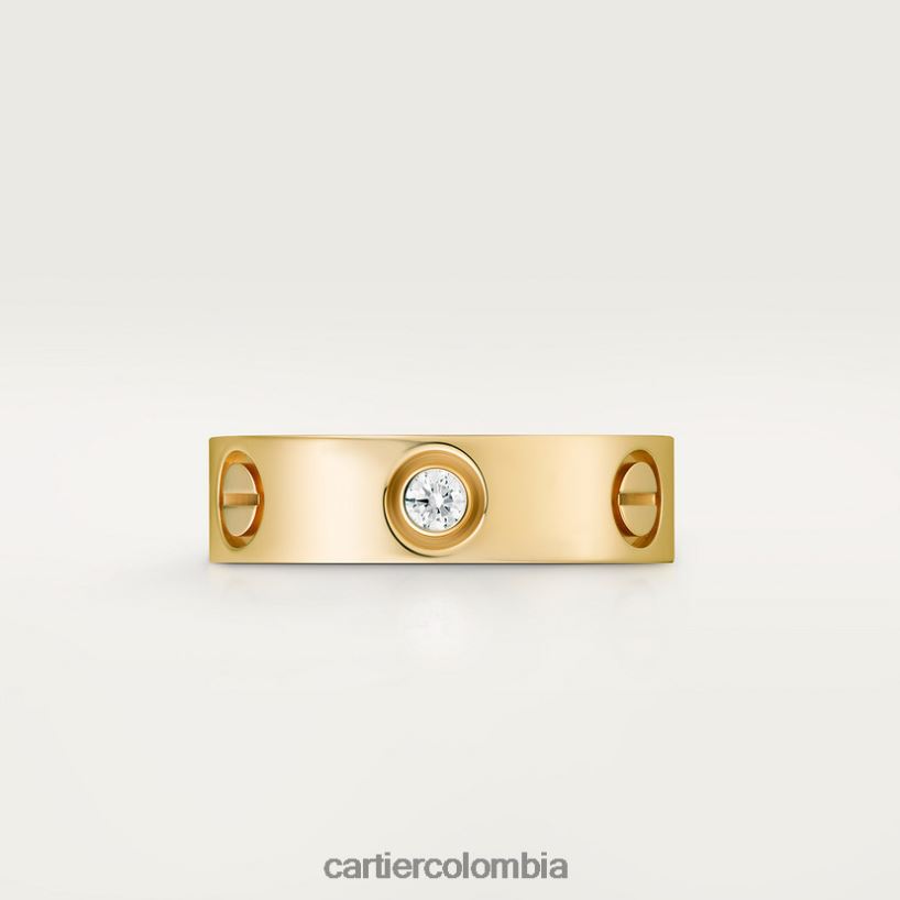 joyería Cartier anillo de amor, 3 diamantes oro amarillo V0HXJN12