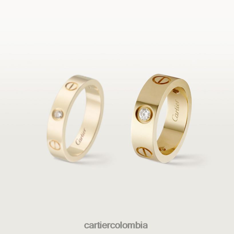 joyería Cartier anillo de amor, 3 diamantes oro amarillo V0HXJN12