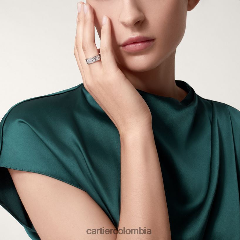 joyería Cartier anillo de amor, pavé de diamantes Oro blanco V0HXJN18