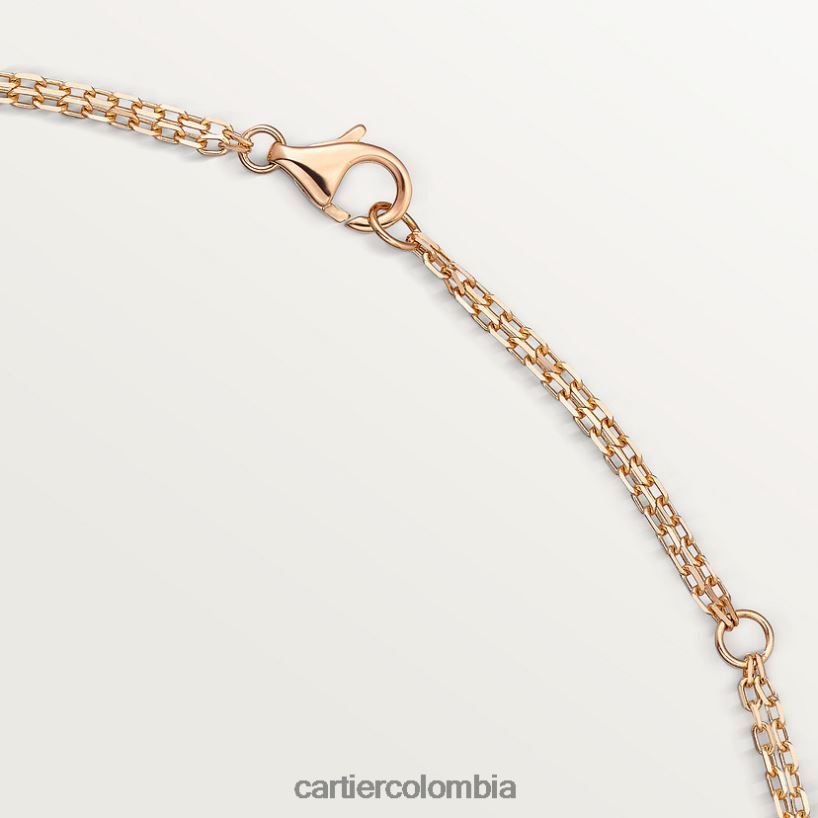 joyería Cartier collar de amor, 2 diamantes oro rosa V0HXJN384